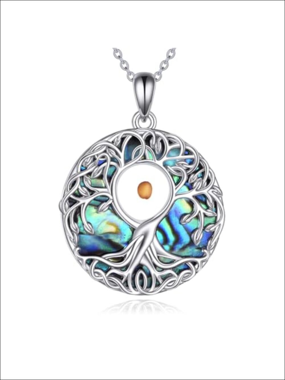 Tree of Life Necklace 925 Sterling Silver Celtic Knot Pendant